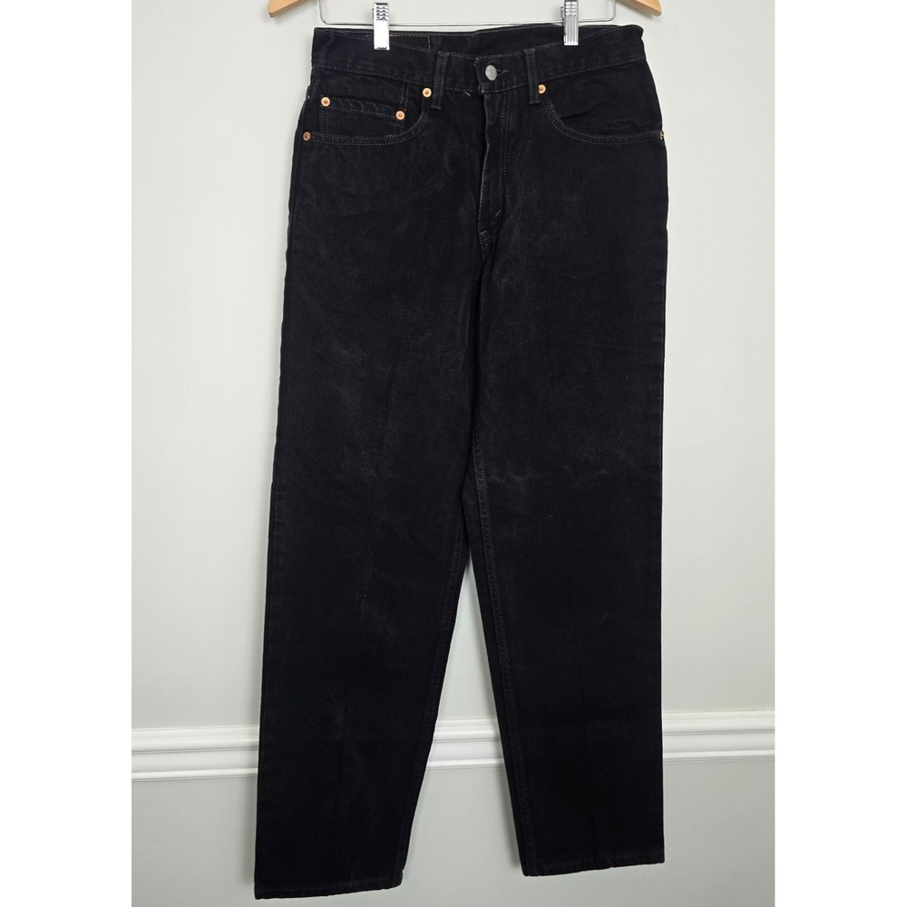 Vintage Levis 550 Relaxed Fit 1999 Y2K Mens Americana Jeans Size 32x32 Black